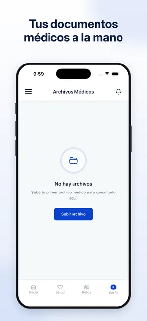 Sección de archivos médicos